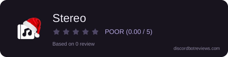 Rating widget preview for Stereo
