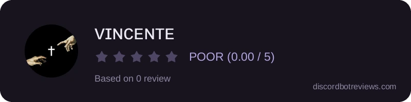 Rating widget preview for ᴠɪɴᴄᴇɴᴛᴇ