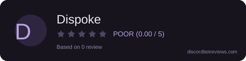Rating banner for Dispoke