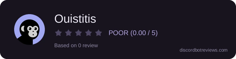 Rating widget preview for Ouistitis