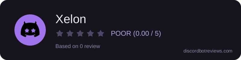 Rating widget preview for Xelon