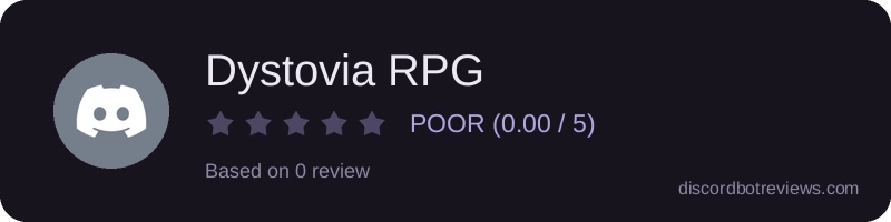 Rating banner for Dystovia RPG