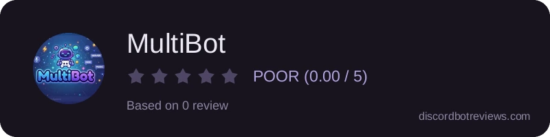 Rating widget preview for MultiBot