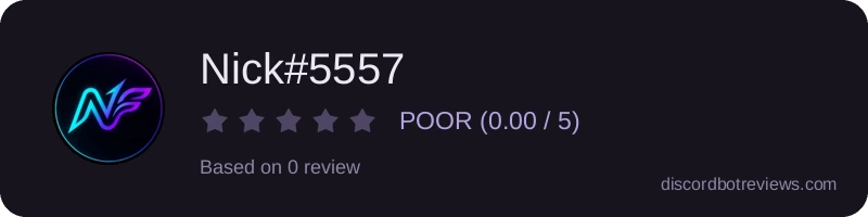 Rating widget preview for Nick#5557