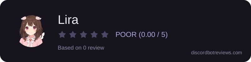 Rating widget preview for Lira