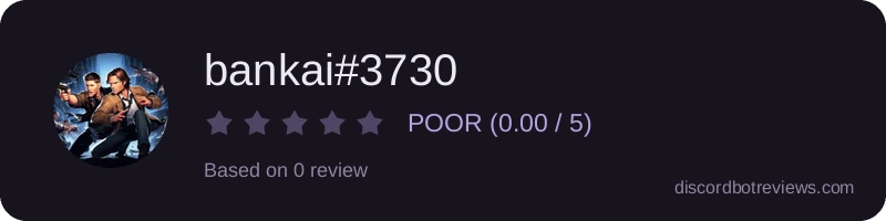 Rating widget preview for bankai#3730