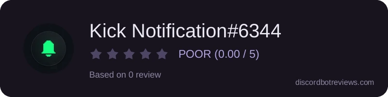 Rating widget preview for Kick Notification#6344
