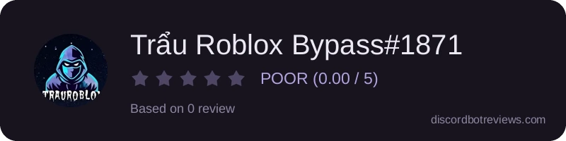 Rating widget preview for Trẩu Roblox Bypass#1871