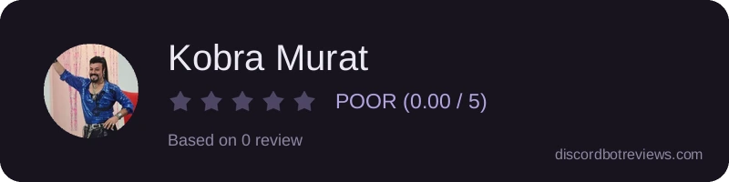 Rating widget preview for Kobra Murat