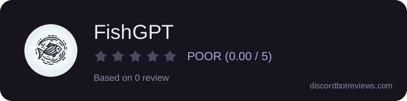 Rating widget preview for FishGPT