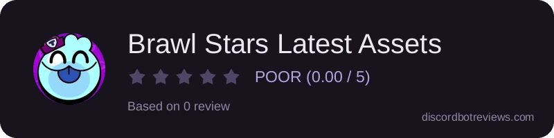 Rating widget preview for Brawl Stars Latest Assets