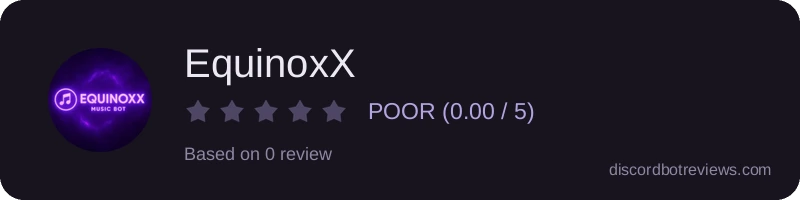 Rating widget preview for EquinoxX