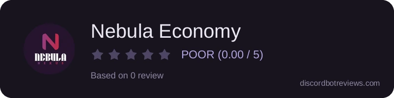 Rating widget preview for Nebula Economy