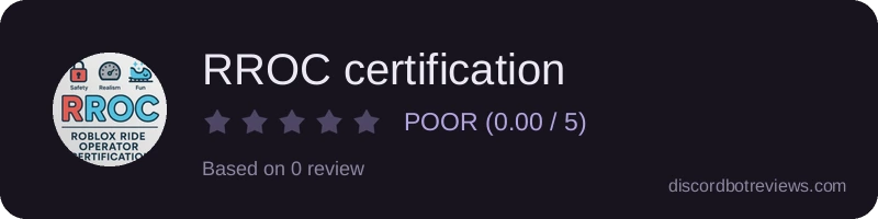Rating widget preview for RROC certification