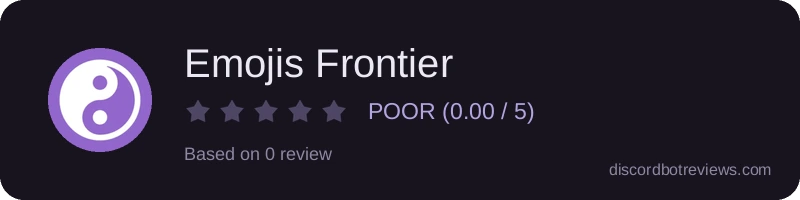 Rating widget preview for Emojis Frontier