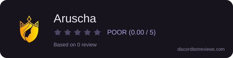 Rating widget preview for Aruscha