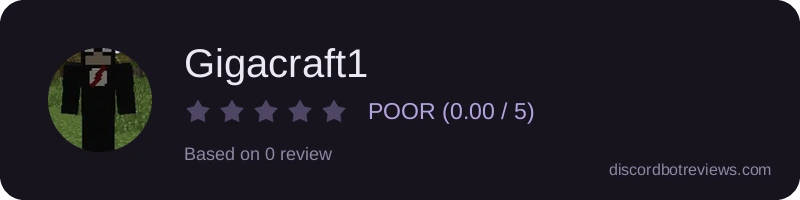 Rating widget preview for Gigacraft1