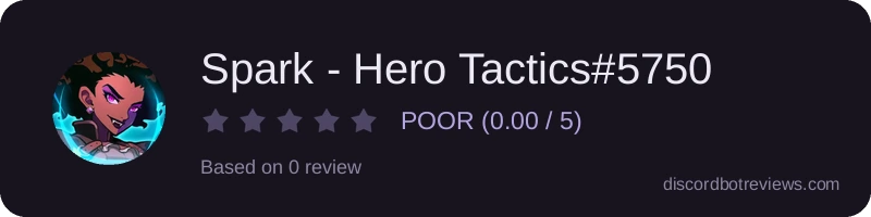 Rating widget preview for Spark - Hero Tactics#5750