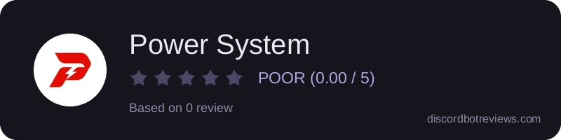 Rating widget preview for Power System