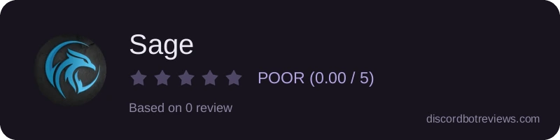 Rating widget preview for Sage