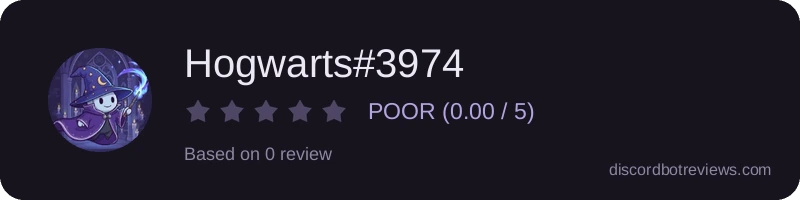 Rating widget preview for Hogwarts#3974