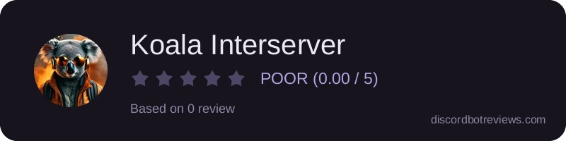 Rating widget preview for Koala Interserver