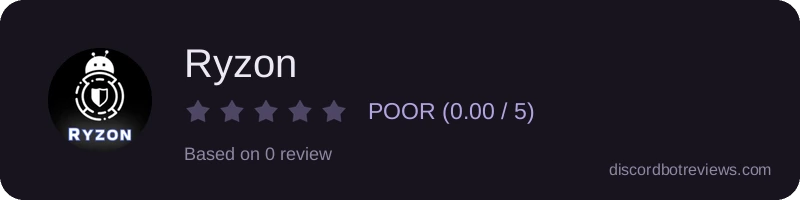 Rating widget preview for Ryzon