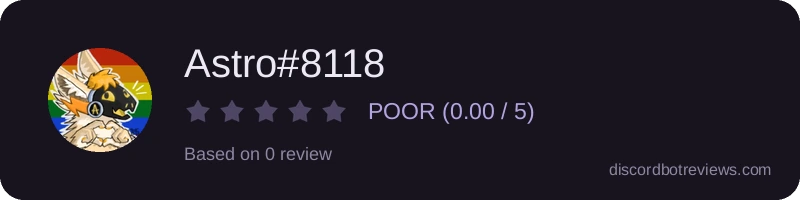Rating widget preview for Astro#8118