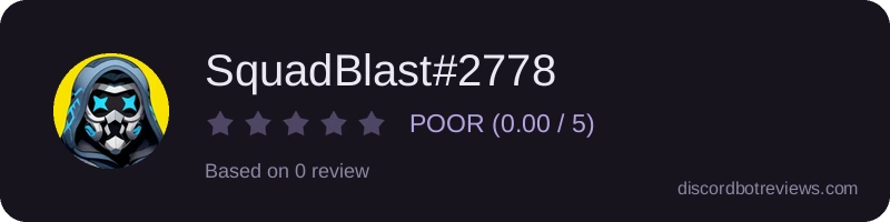 Rating widget preview for SquadBlast#2778