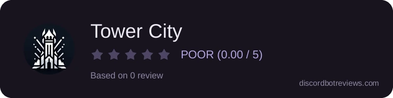 Rating widget preview for Tower City