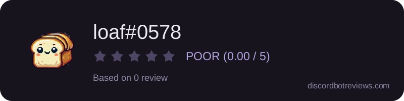 Rating widget preview for loaf#0578