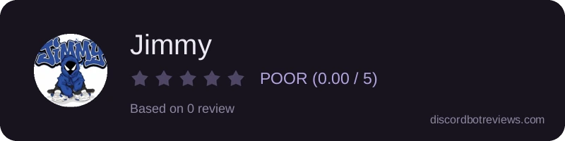 Rating widget preview for Jimmy
