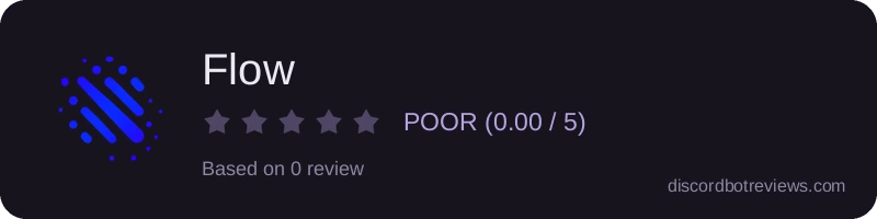 Rating widget preview for Flow