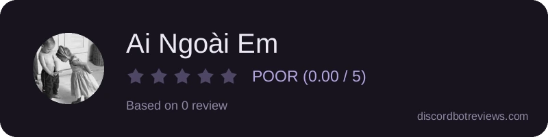 Rating widget preview for Ai Ngoài Em