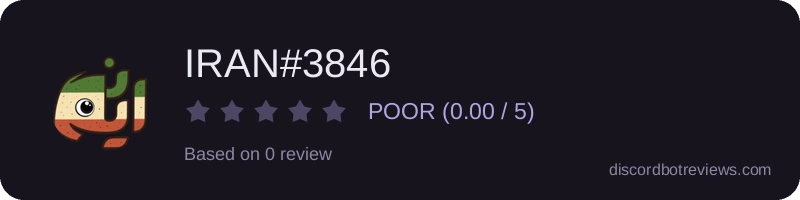 Rating widget preview for IRAN#3846