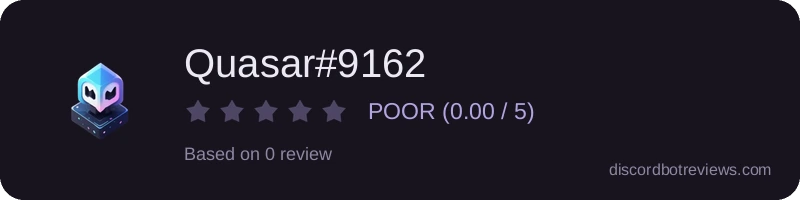 Rating widget preview for Quasar#9162