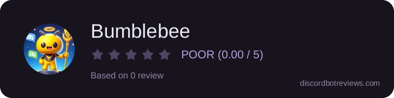 Rating widget preview for Bumblebee