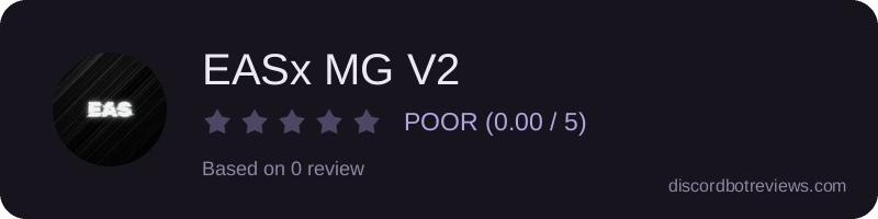 Rating widget preview for EASx MG V2
