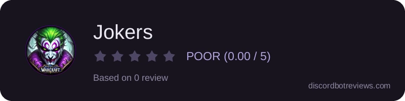 Rating banner for Jokers