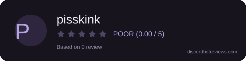 Rating widget preview for pisskink