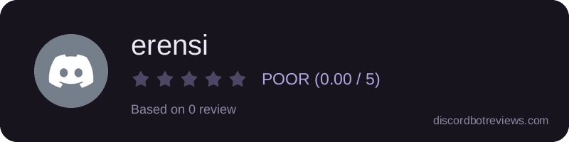Rating widget preview for erensi