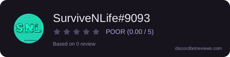 Rating widget preview for SurviveNLife#9093