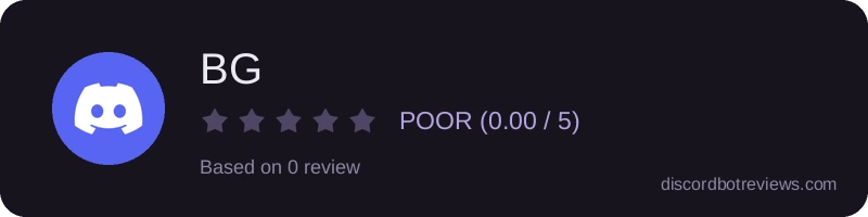 Rating widget preview for BG