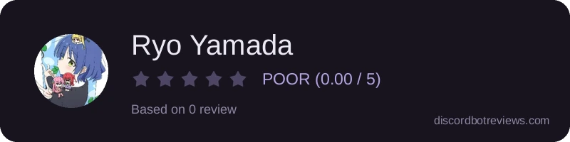 Rating widget preview for Ryo Yamada