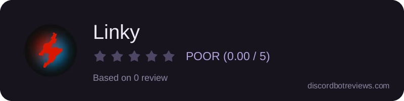 Rating widget preview for Linky