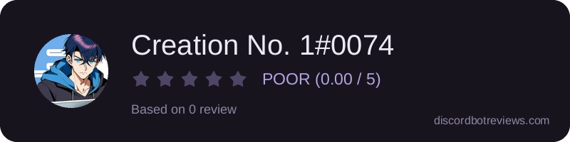 Rating widget preview for Creation No. 1#0074