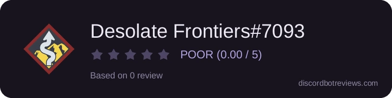 Rating widget preview for Desolate Frontiers#7093