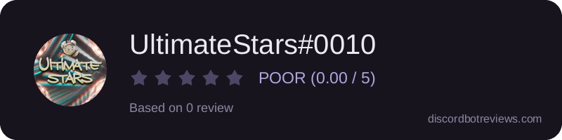 Rating widget preview for UltimateStars#0010