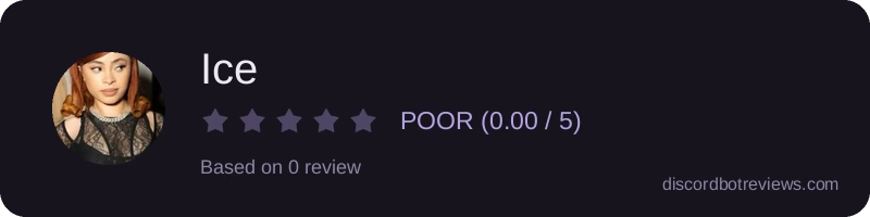Rating widget preview for Ice 