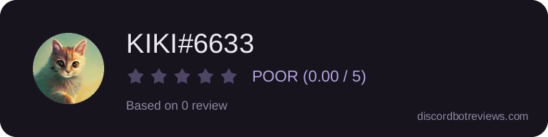 Rating widget preview for KIKI#6633